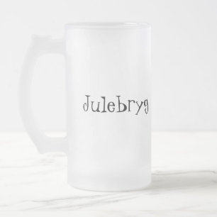 Julebräu Mattglas Bierglas