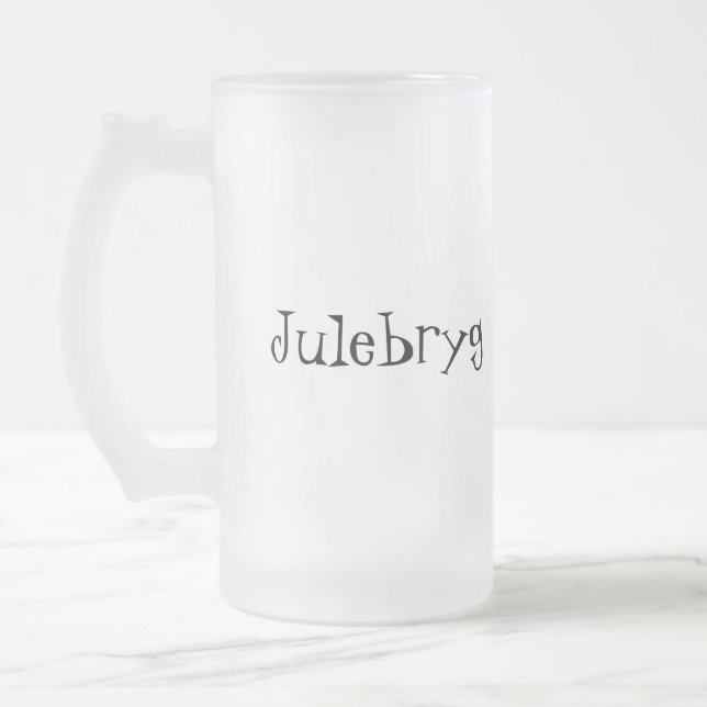 Julebryg Mattglas Bierglas (Links)