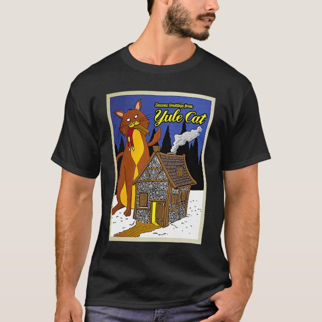 Julekatze T-Shirt (Vorderseite)