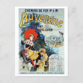 Jules Cheret Auvergne Postcard Postkarte