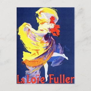Jules Cheret Folies Bergere Postcard Postkarte
