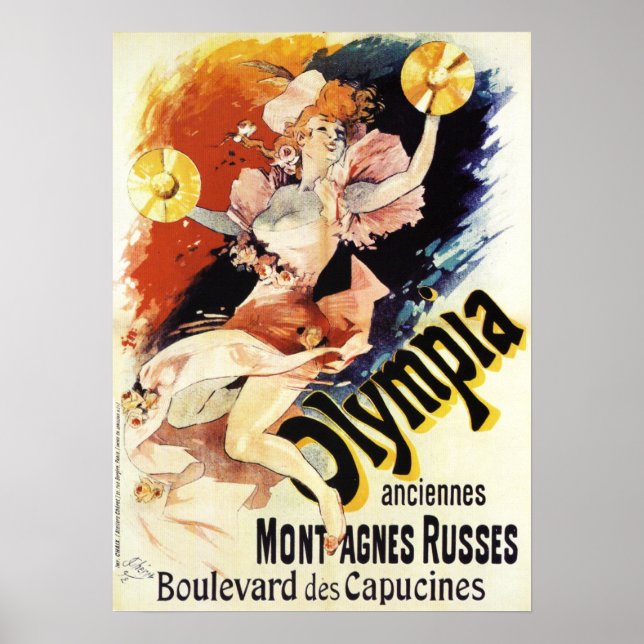 Jules Cheret Olympia Poster (Vorne)