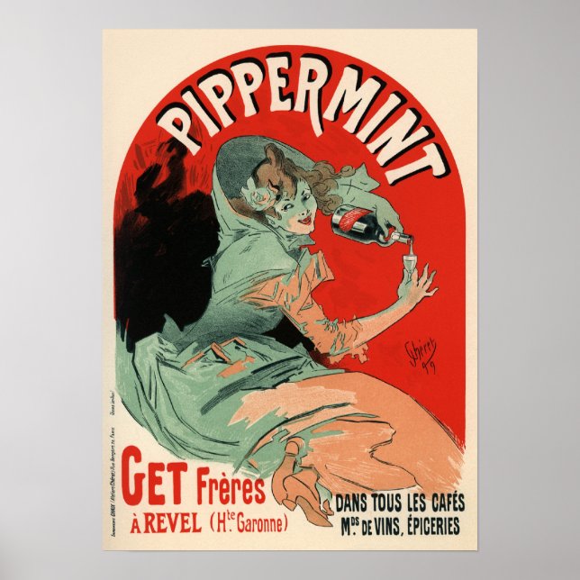Jules Chéret Pippermint Poster (Vorne)