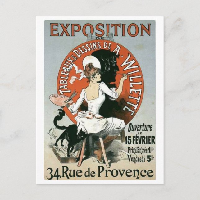 Jules Cheret Postcard Postkarte (Vorderseite)