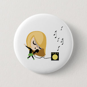 Jules der Sänger Button