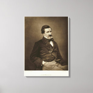 Jules Francois Felix Husson, "Champfleury" (1821-8 Leinwanddruck