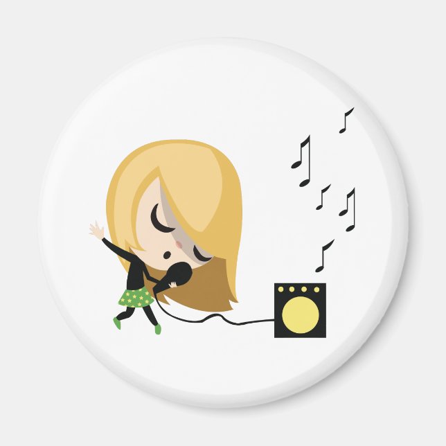 Jules the Singer Magnet (Vorne)
