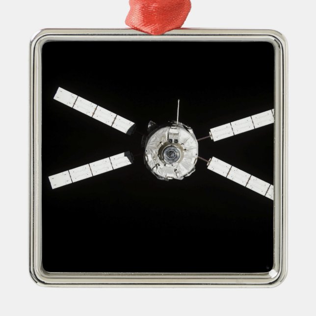 Jules Verne ATV Silbernes Ornament (Vorne)