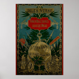 Jules Verne Außergewöhnliche Fahrten Poster