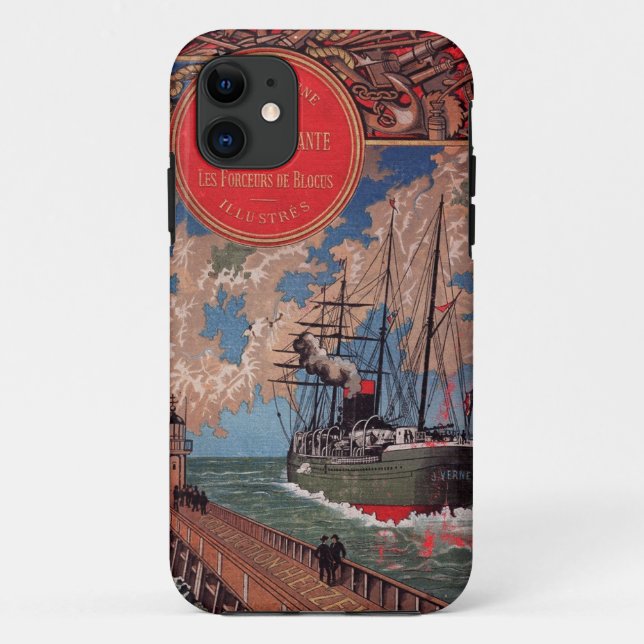 Jules Verne Case-Mate iPhone Hülle (Rückseite)
