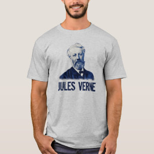 Jules Verne im blauen Shirt