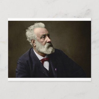 Jules Verne im Jahr 1892 Postkarte
