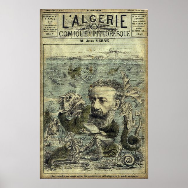 Jules Verne Poster (Vorne)