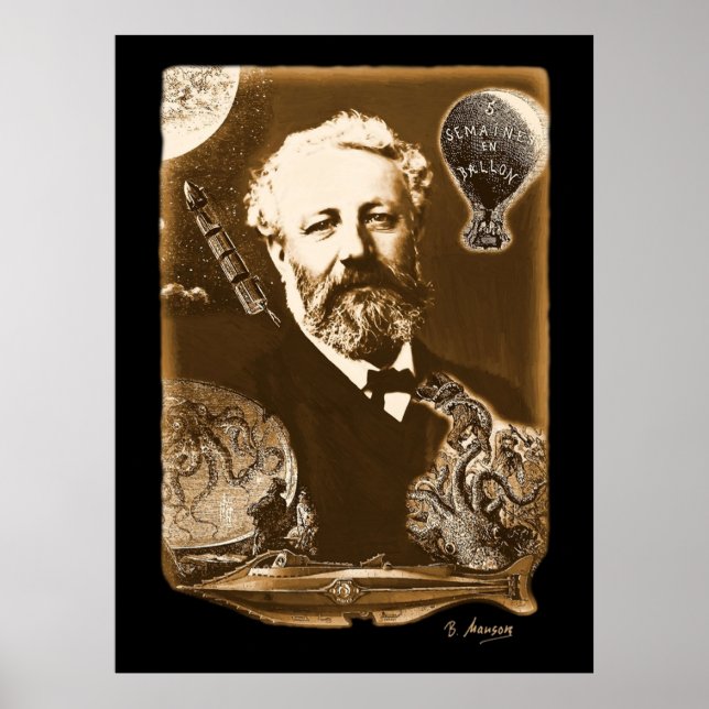 Jules Verne Tribute Poster (Vorne)