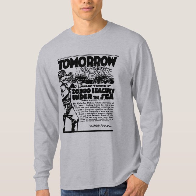 Jules Vernes 20.000 Ligen unter dem Meer 1917 T-Shirt (Vorderseite)