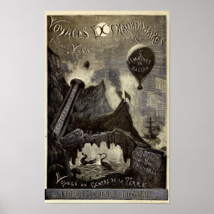 Jules Vernes Extraordinaires (1861) Poster