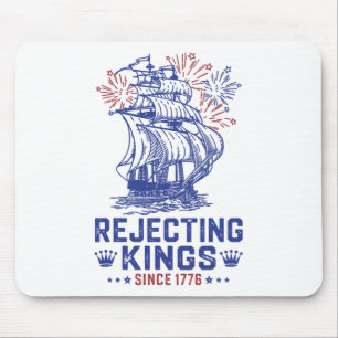 Juli 1776 Ablehnung der amerikanischen Flagge USA Mousepad