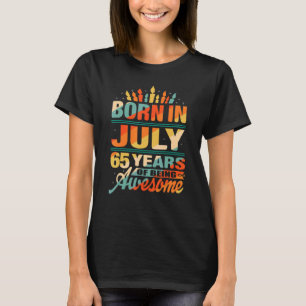 Juli 1957 65 Jahre alt 65. Geburtstagskandale Grap T-Shirt