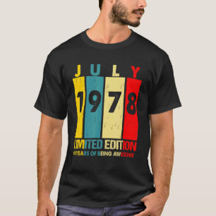 Juli 1978 44 Jahre Phantastisch 1 T-Shirt