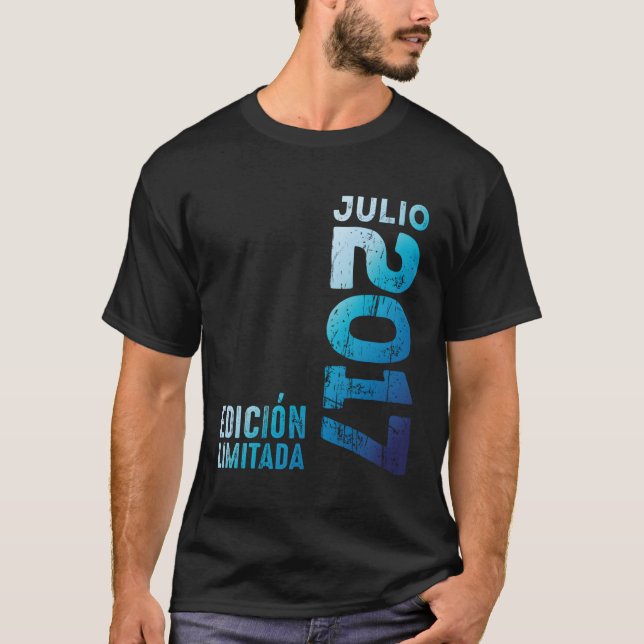 Juli 2017 Jahr 2017 2017 Seit 2017 T-Shirt (Vorderseite)