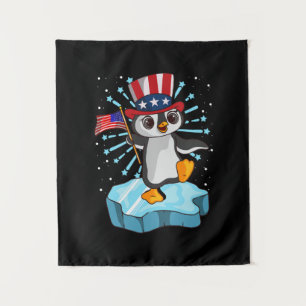 Juli 2021 Pinguin Wandteppich