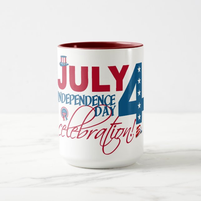 JULI 4 Tasse - wählen Sie Stil & Farbe (Zentrum)