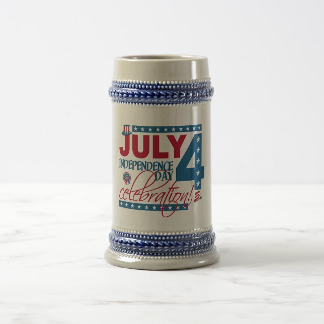 JULI 4 Tasse - wählen Sie Stil & Farbe (Mittel)