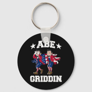 Juli Abraham Lincoln Griddy Abe Griddin Schlüsselanhänger