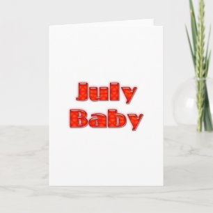 Juli Baby Karte