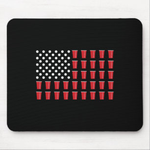 Juli Beer Pong Flag College Party Mousepad