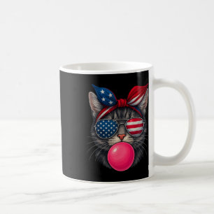 Juli Cat Bubblegum Patriotic Cat Sungles Ba Kaffeetasse