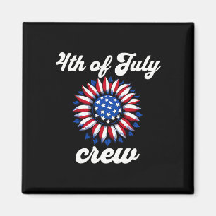 Juli Crew US-Flagge Magnet