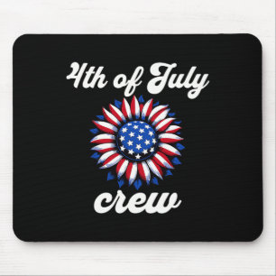 Juli Crew US-Flagge Mousepad