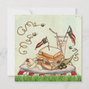 Juli Einladung Picnic