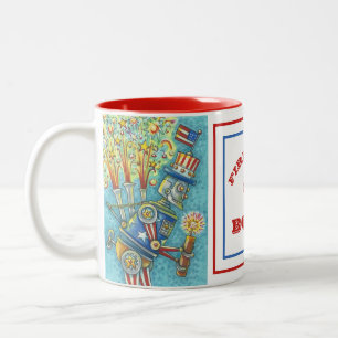 JULI FIREWORKS ROBOT, STEAMPUNK TASSE