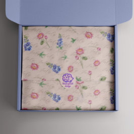 Juli Geburtstag Blume Larkspur Wasserlilie Seidenpapier