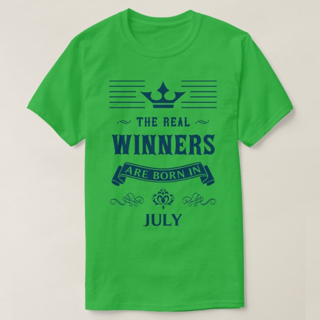 Juli Geburtstag T-Shirt (Design vorne)