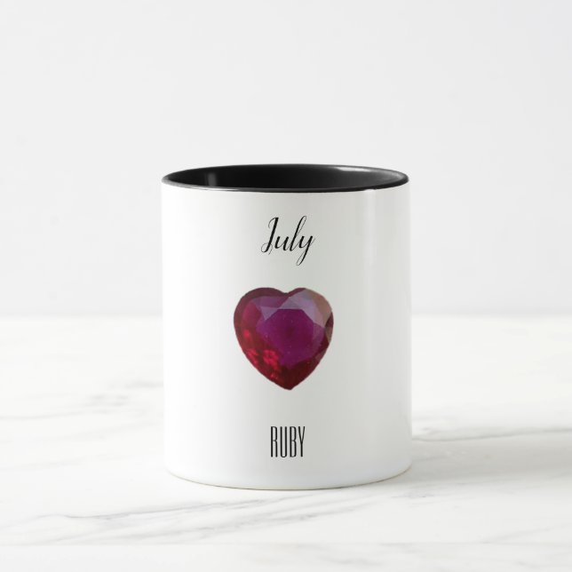 Juli Geburtstag Tasse (Zentrum)
