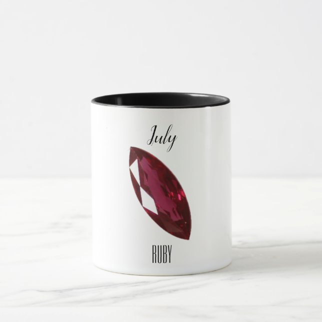 Juli Geburtstag Tasse (Zentrum)