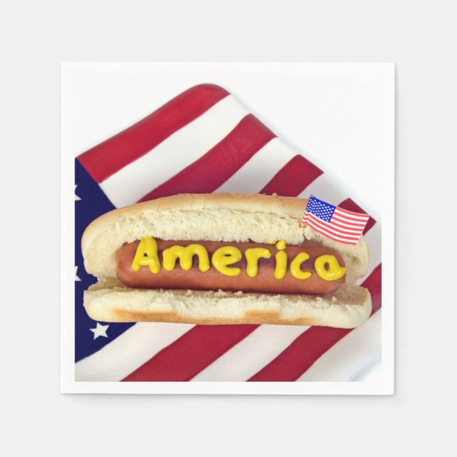 Juli GRILLEN Party Serviette (Vorderseite)