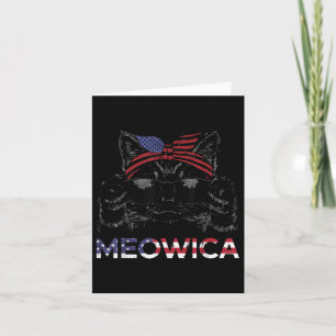 Juli Katze Meowica Usa Bandana Patriot Girls Karte
