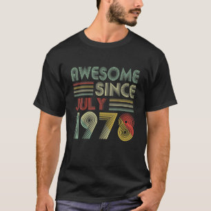 Juli Männer Frauen 43 Jahre Phantastisch seit 1. J T-Shirt