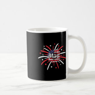Juli Mimi Sunflower American Flag Feuerwerk Kaffeetasse