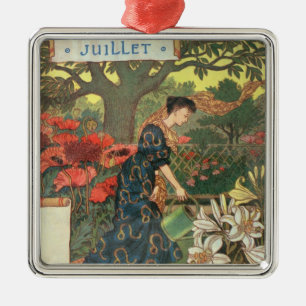 Juli Ornament Aus Metall