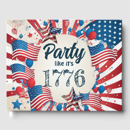 Juli Party Gästebuch