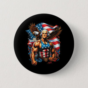 Juli Patriotic Funny George Washington Juli Button