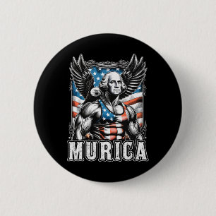 Juli Patriotic Funny George Washington Juli Button