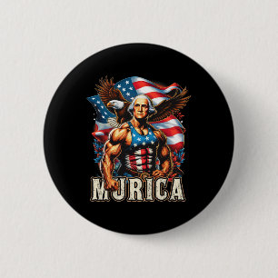 Juli Patriotic Funny George Washington Juli Button