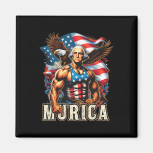 Juli Patriotic Funny George Washington Juli Magnet