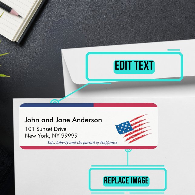 Juli - Personalisiertes Adressatensiegel (Please enjoy our mailing labels. There is one for every month.)